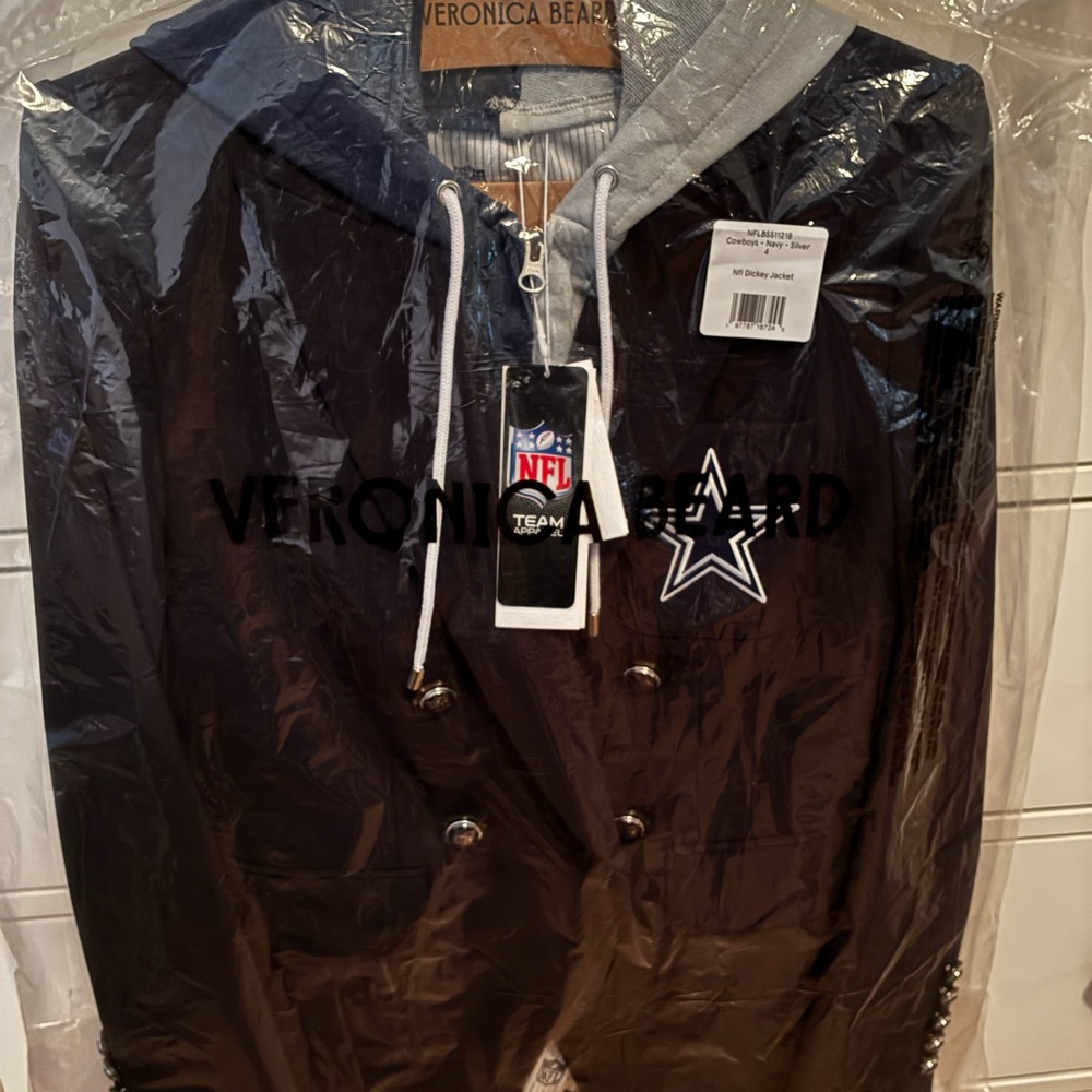 Veronica Beard NWT NFL Dallas cowboys Dickey jacket size 4 - Picture 2 of 6